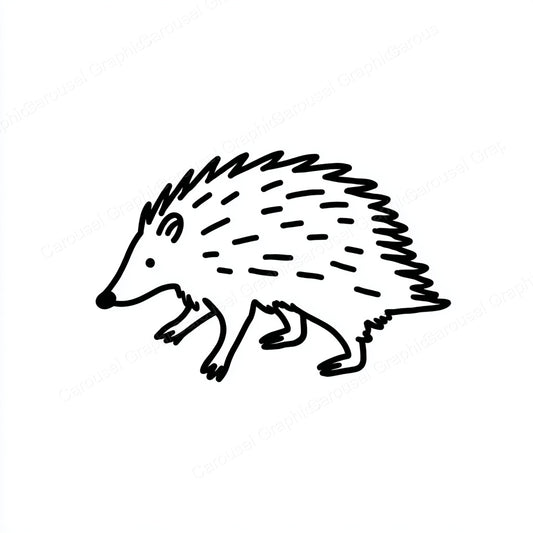 Porcupine Vector Graphic preview