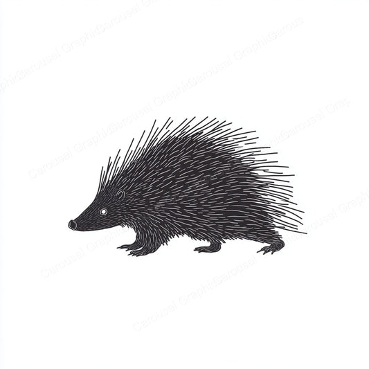 Porcupine Vector Graphic preview