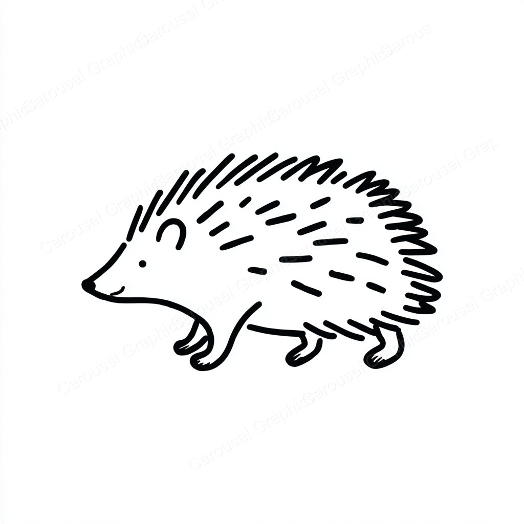 Porcupine Vector Graphic preview