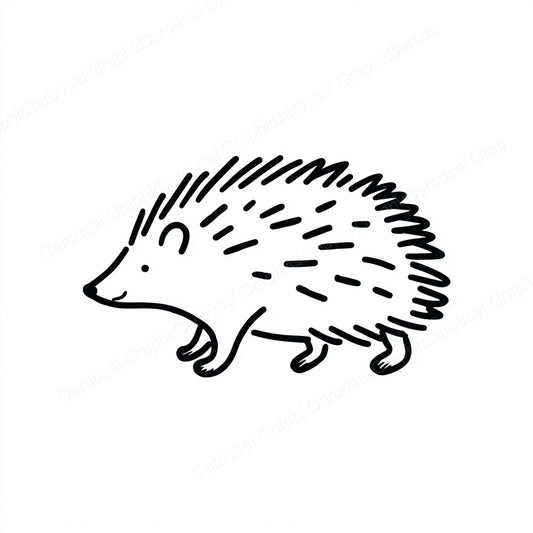 Porcupine Vector Graphic preview