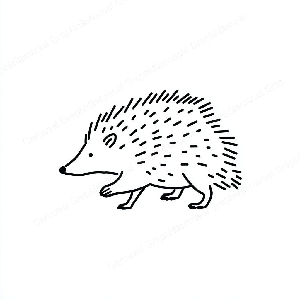 Porcupine Vector Graphic preview
