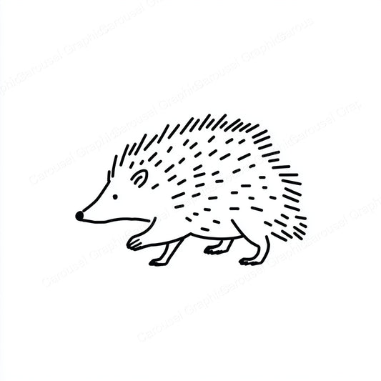 Porcupine Vector Graphic preview