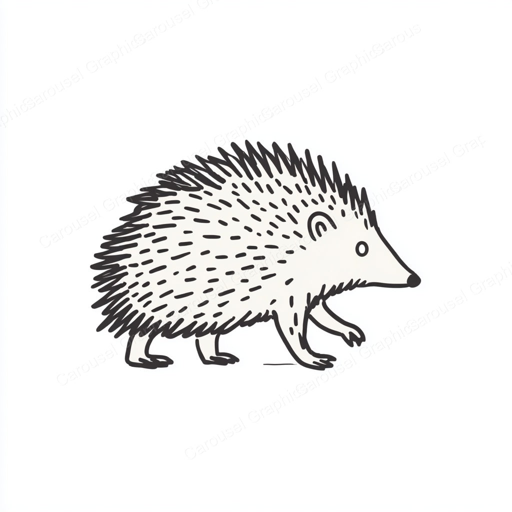 Porcupine Vector Graphic preview