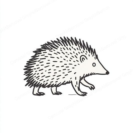 Porcupine Vector Graphic preview