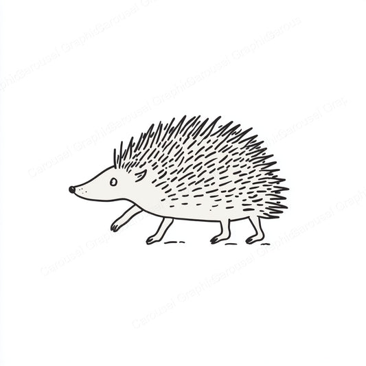 Porcupine Vector Graphic preview