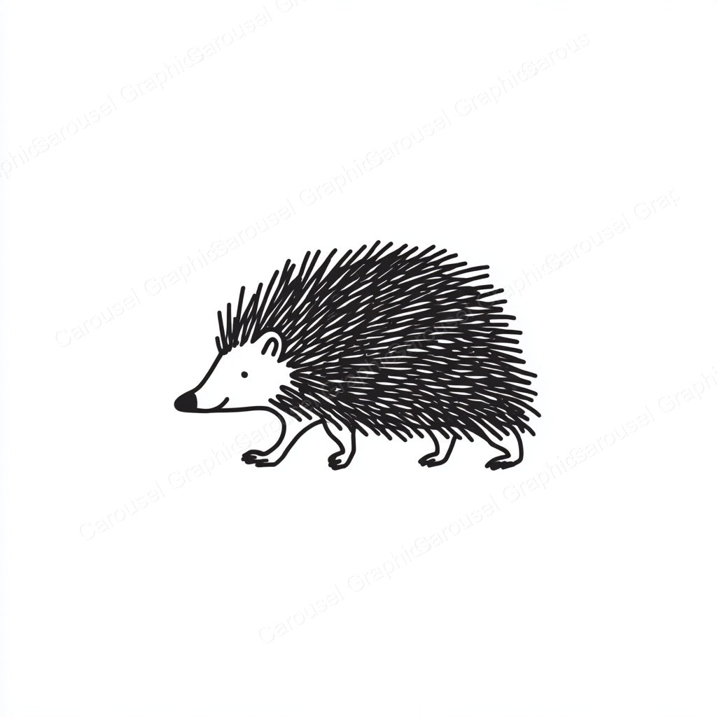 Porcupine Vector Graphic preview