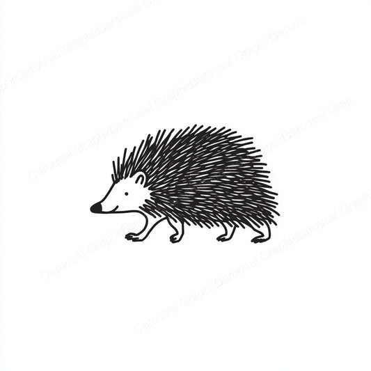 Porcupine Vector Graphic preview