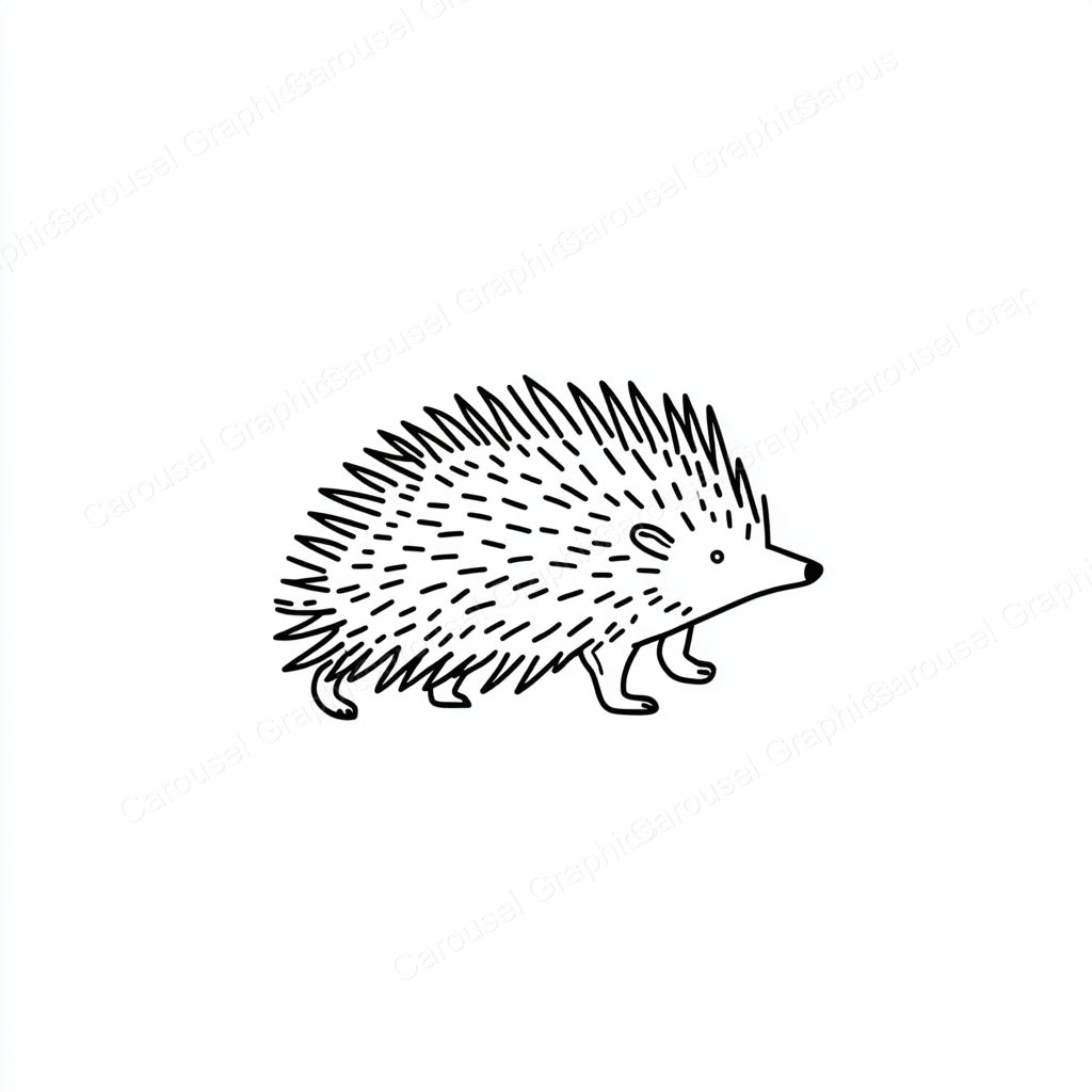 Porcupine Vector Graphic preview