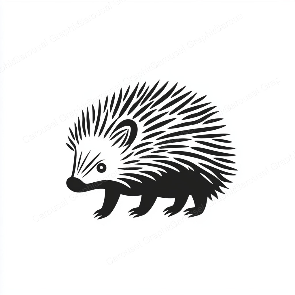 Porcupine Vector Graphic preview