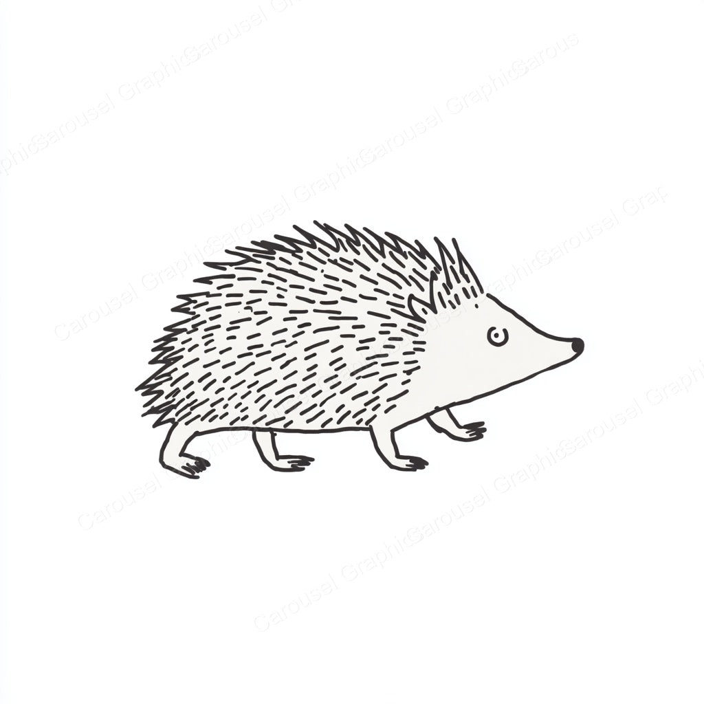 Porcupine Vector Graphic preview