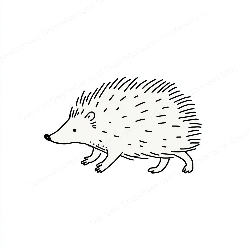Porcupine Vector Graphic preview
