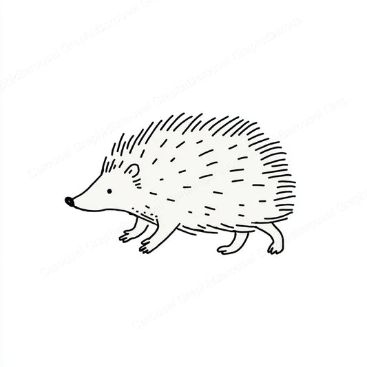 Porcupine Vector Graphic preview