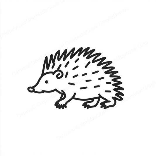 Porcupine Vector Graphic preview