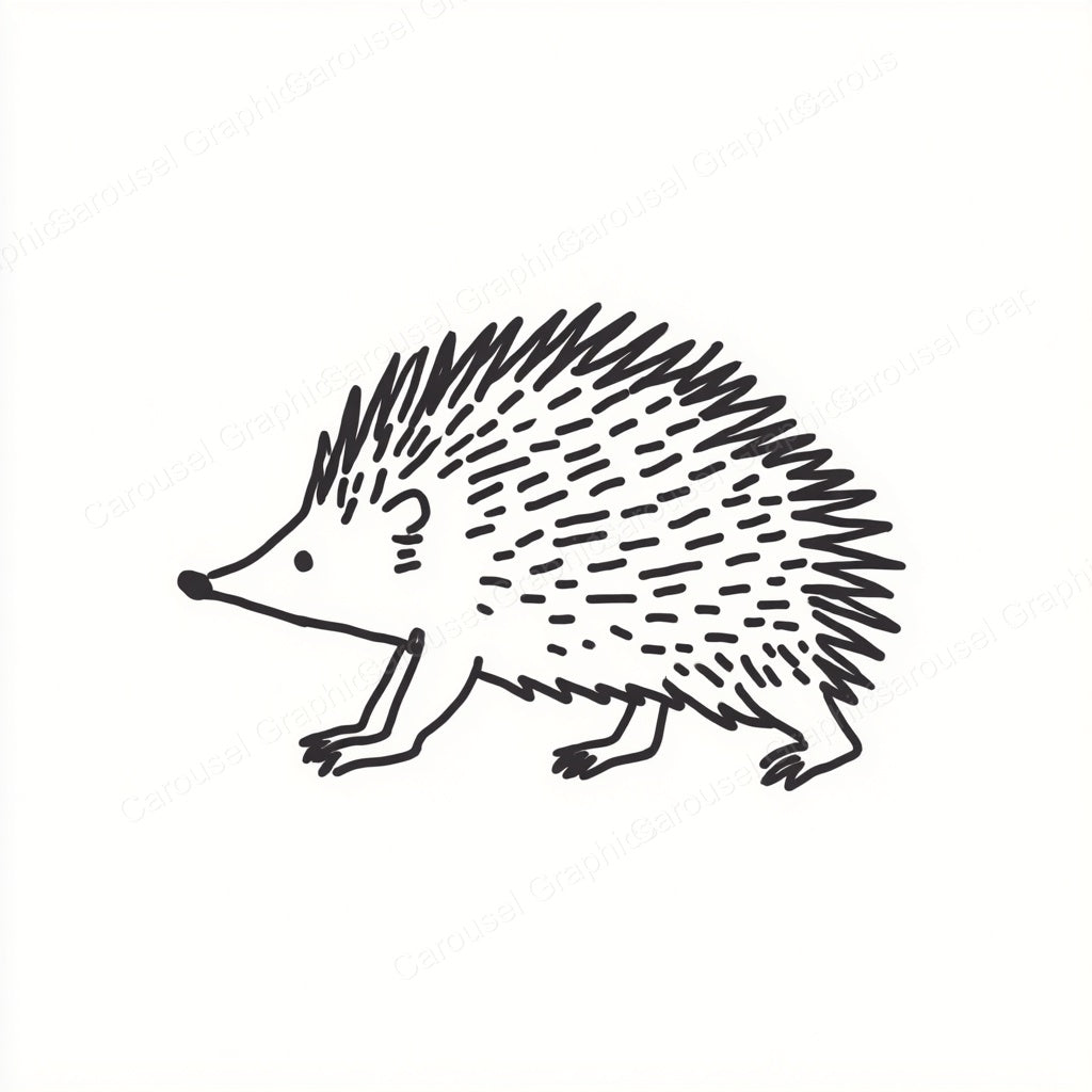 Porcupine Vector Graphic preview