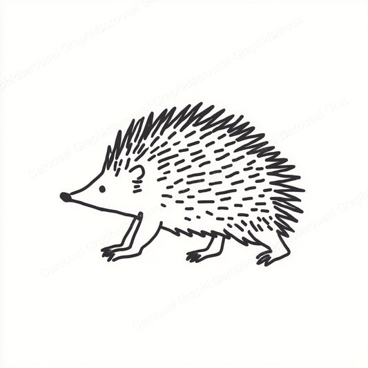 Porcupine Vector Graphic preview