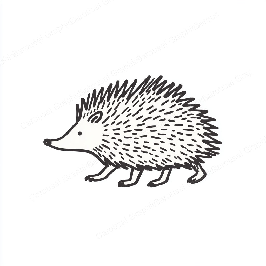 Porcupine Vector Graphic preview