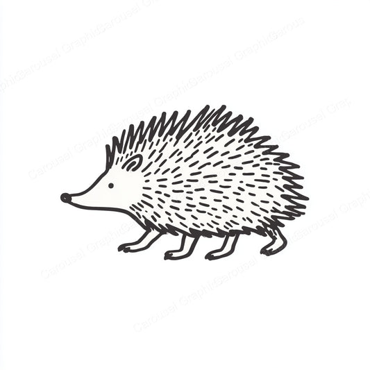 Porcupine Vector Graphic preview