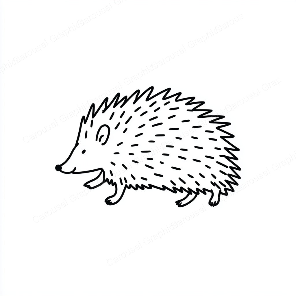 Porcupine Vector Graphic preview