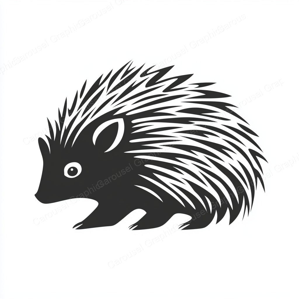 Porcupine Vector Graphic preview
