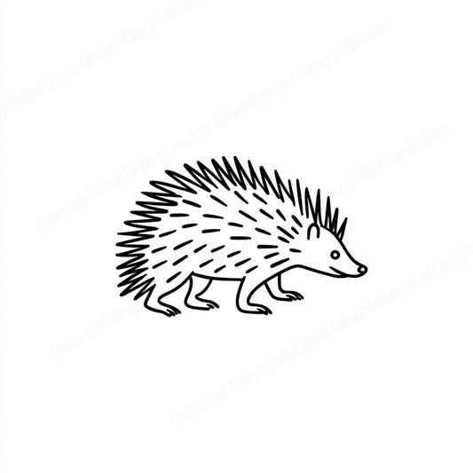 Porcupine Vector Graphic preview