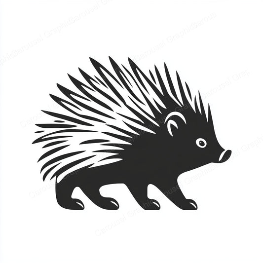 Porcupine Vector Graphic preview