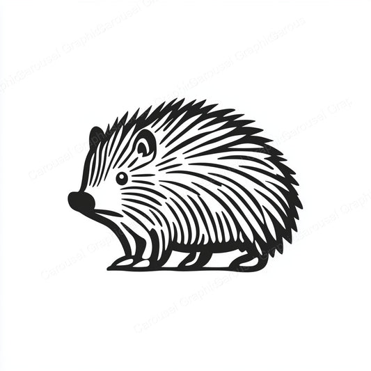 Porcupine Vector Graphic preview