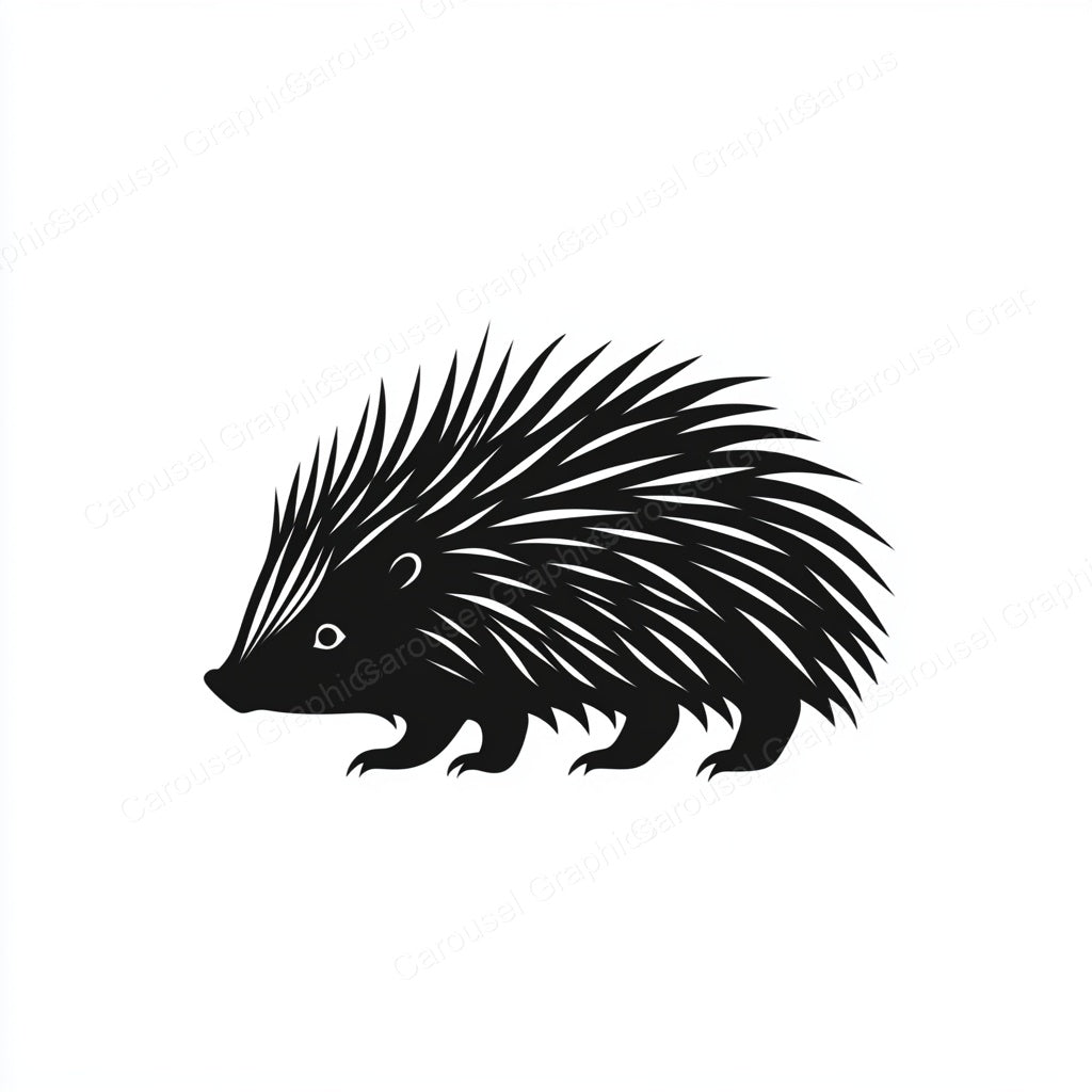 Porcupine Vector Graphic preview