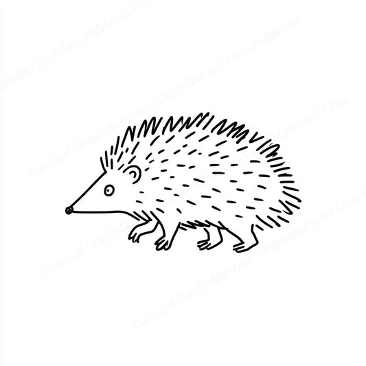 Porcupine Vector Graphic preview