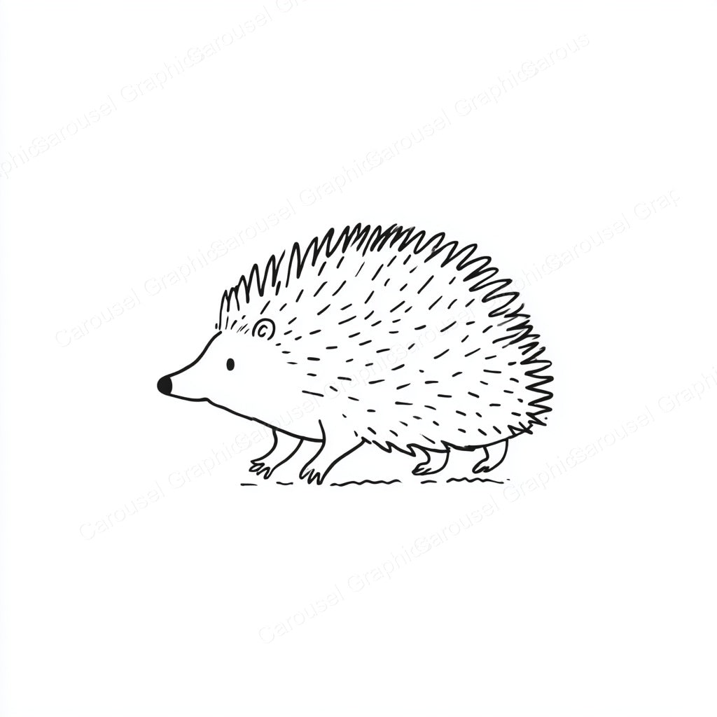 Porcupine Vector Graphic preview