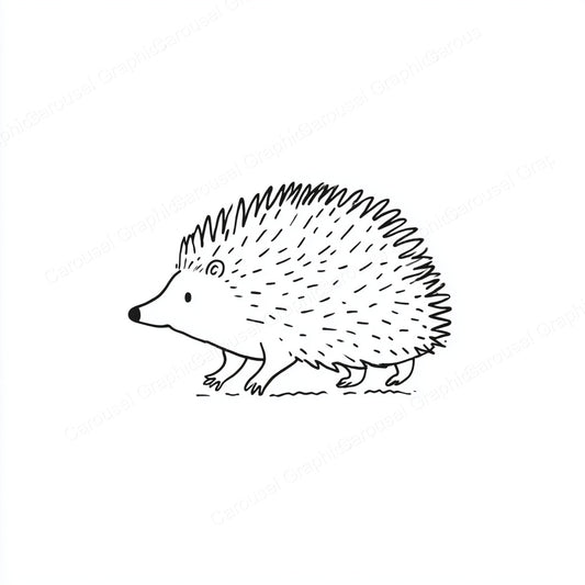 Porcupine Vector Graphic preview