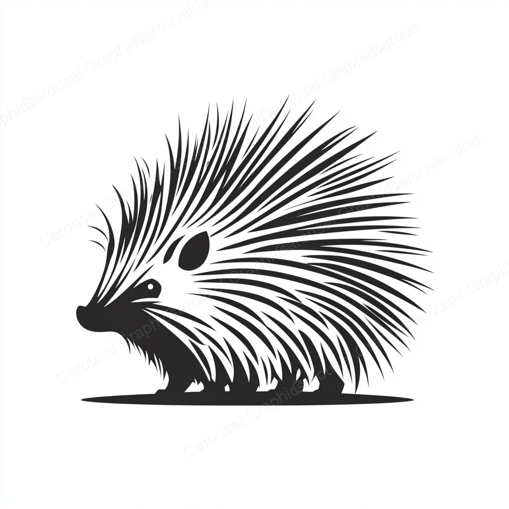 Porcupine Vector Graphic preview