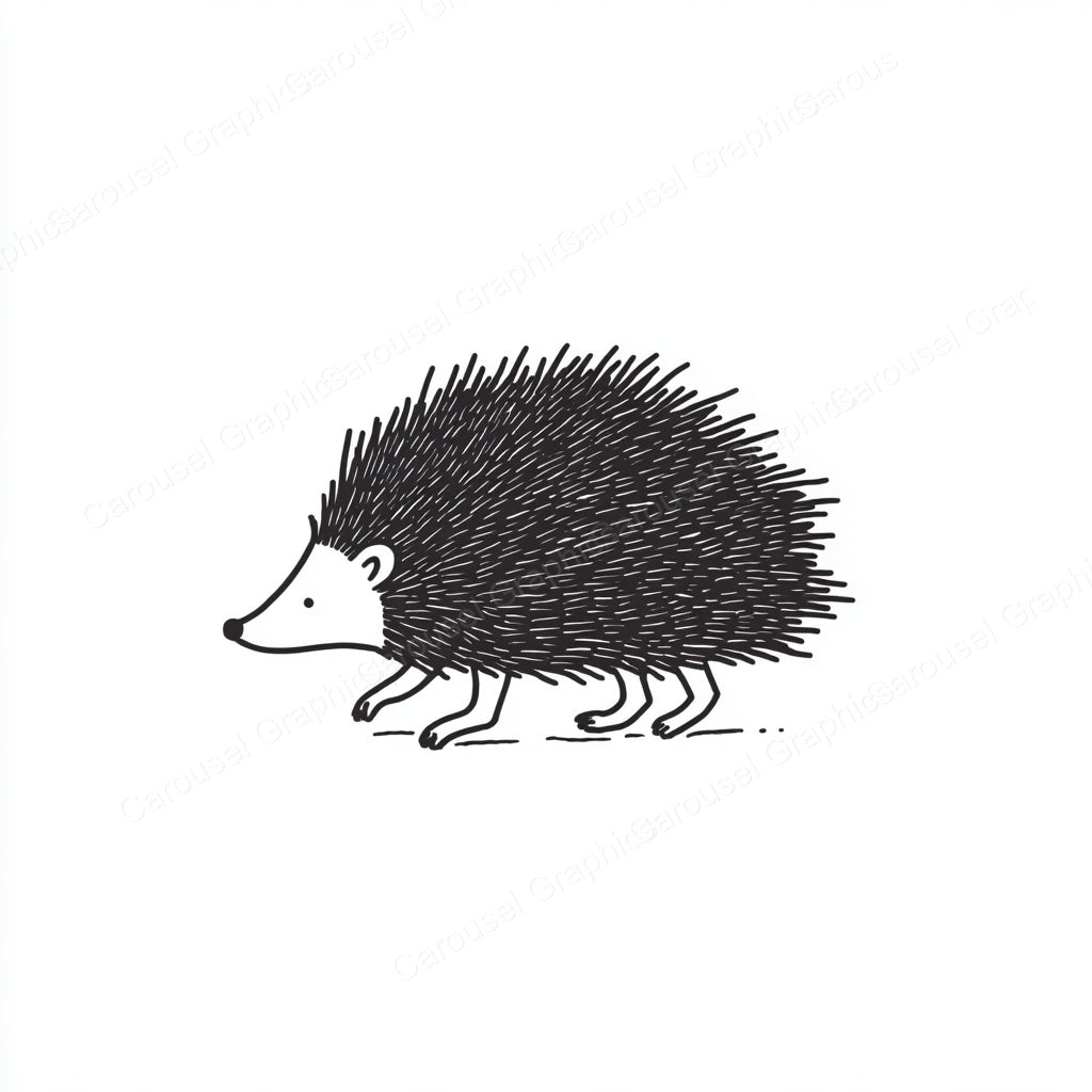Porcupine Vector Graphic preview