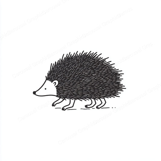 Porcupine Vector Graphic preview