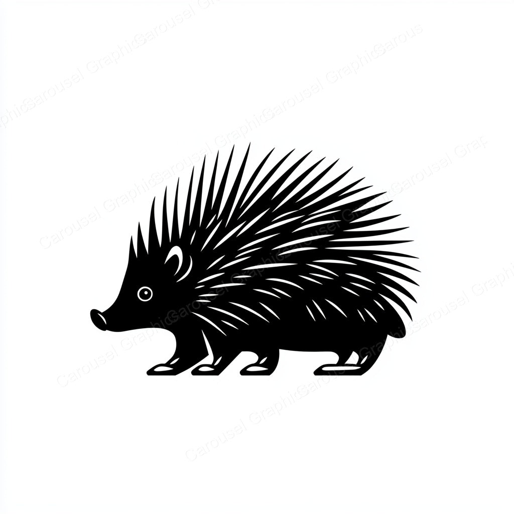 Porcupine Vector Graphic preview