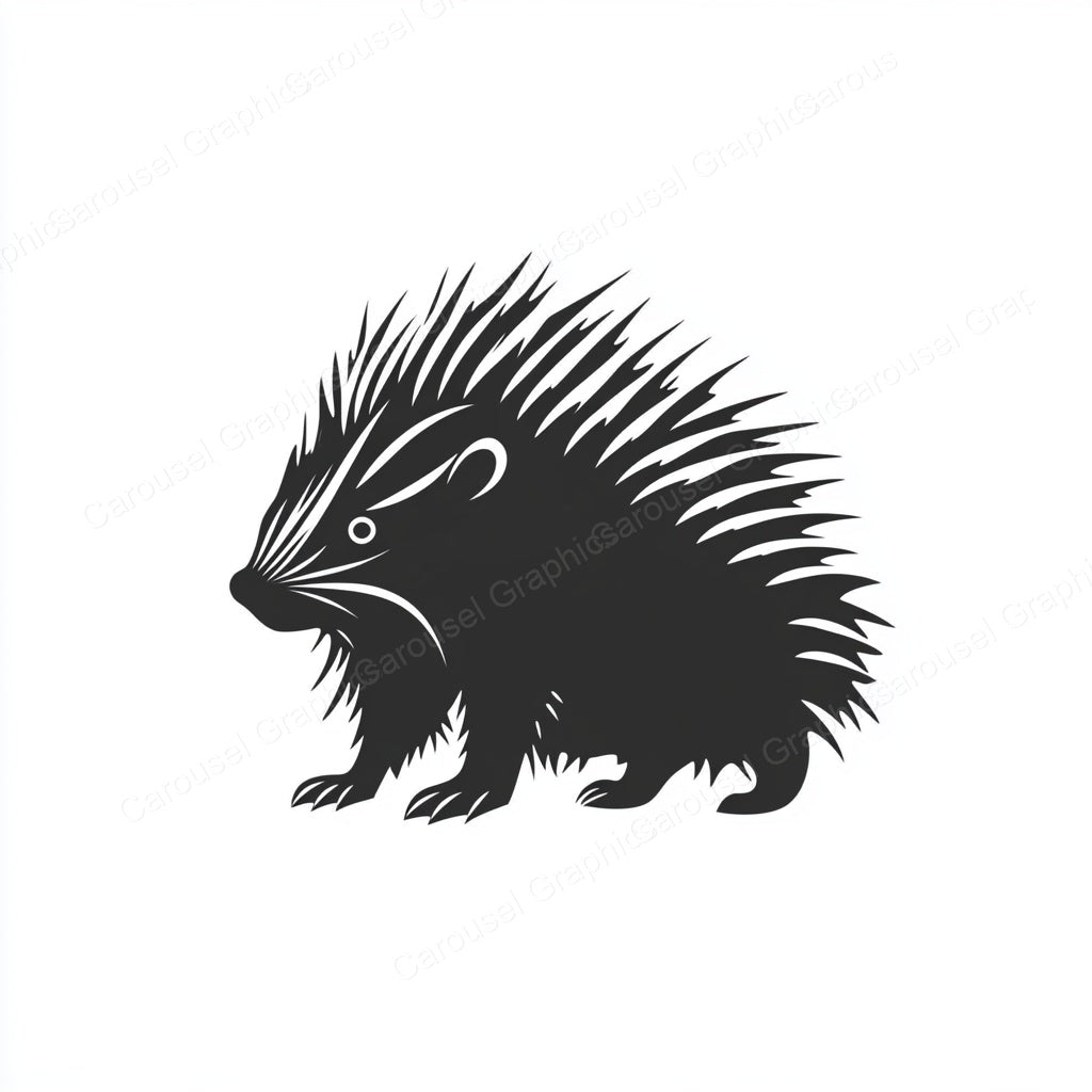 Porcupine Vector Graphic preview