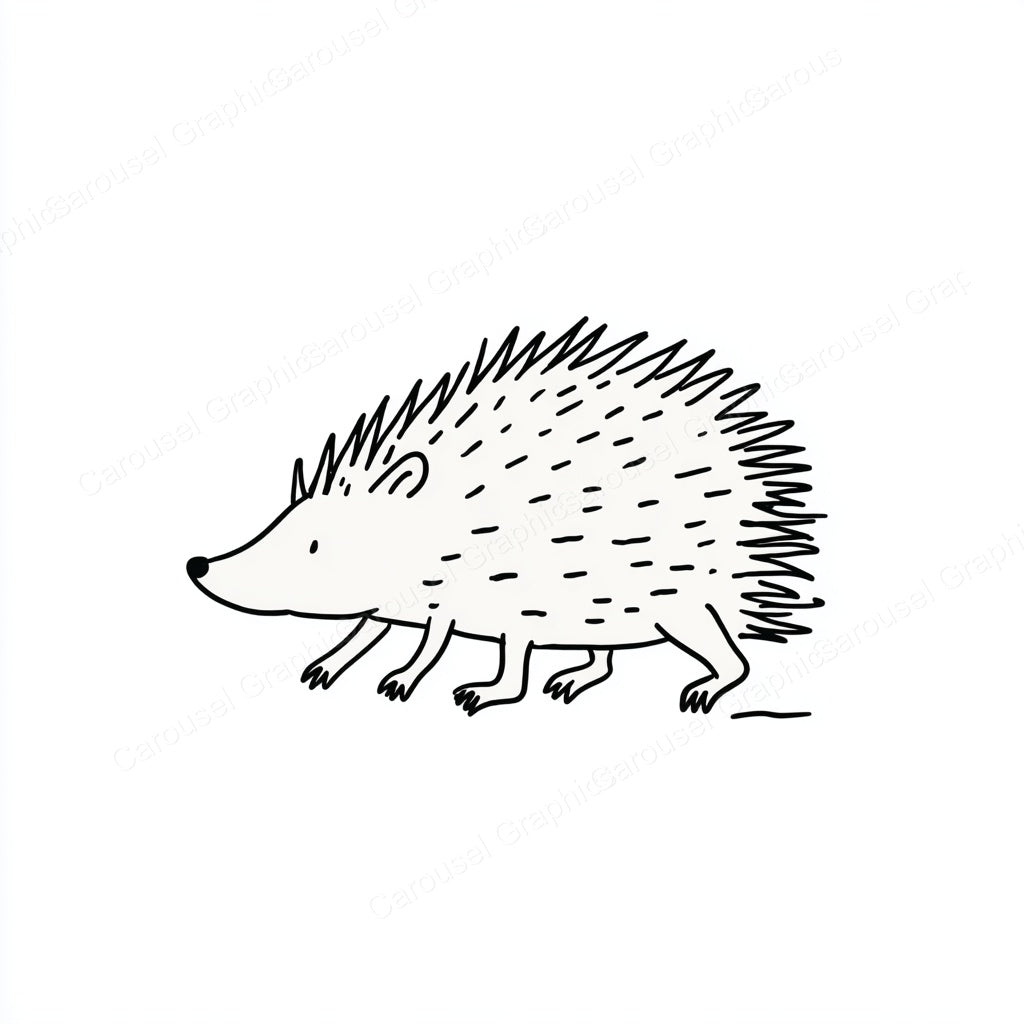 Porcupine Vector Graphic preview