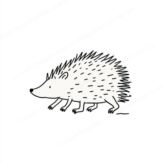 Porcupine Vector Graphic preview