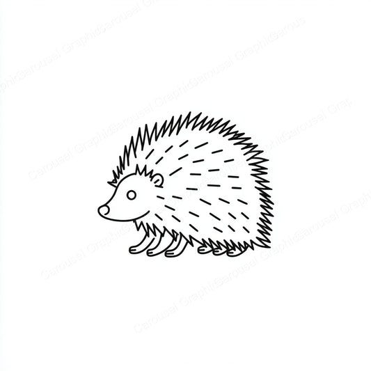 Porcupine Vector Graphic preview