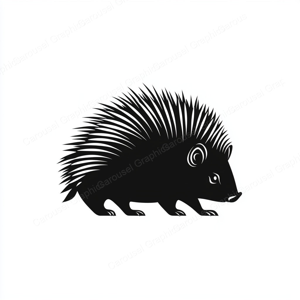Porcupine Vector Graphic preview