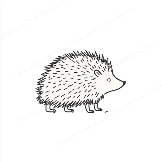 Porcupine Vector Graphic preview