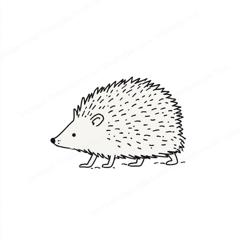 Porcupine Vector Graphic preview