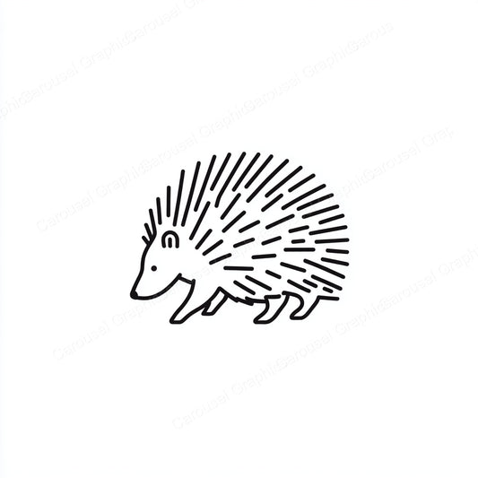 Porcupine Vector Graphic preview