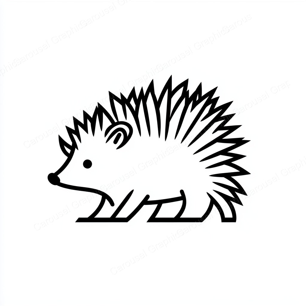 Porcupine Vector Graphic preview
