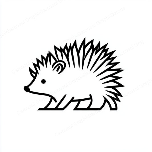 Porcupine Vector Graphic preview