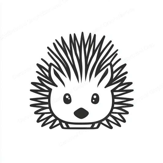 Porcupine Vector Graphic preview
