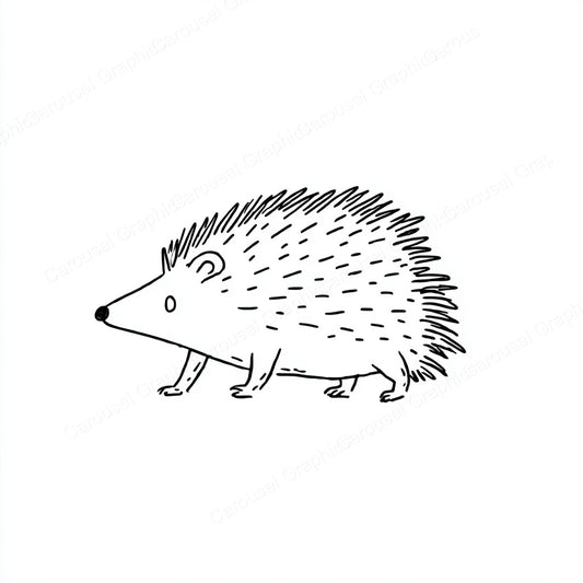Porcupine Vector Graphic preview