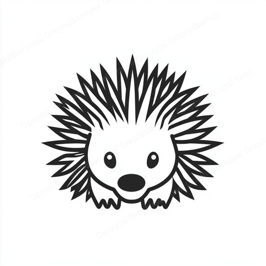 Porcupine Vector Graphic preview