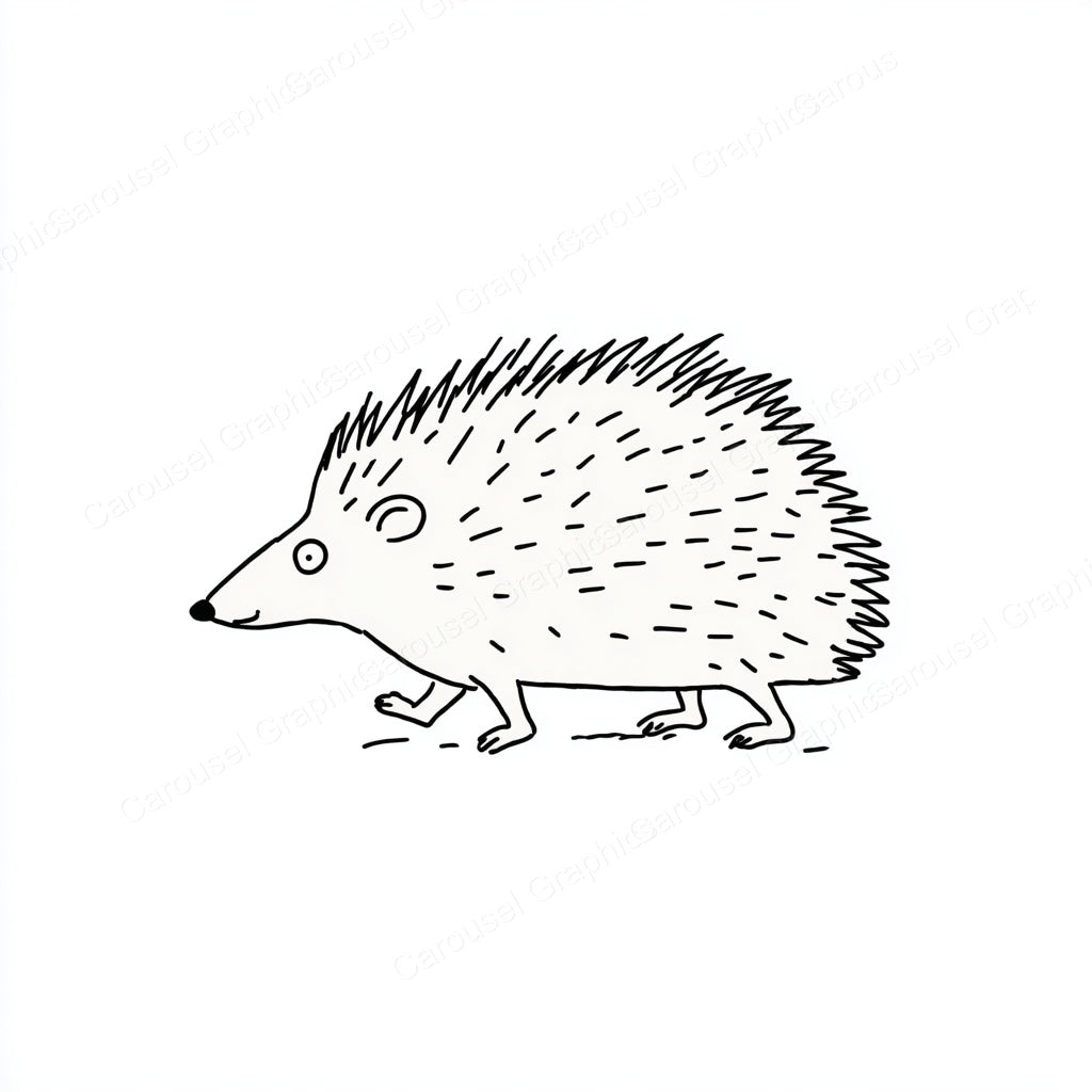 Porcupine Vector Graphic preview