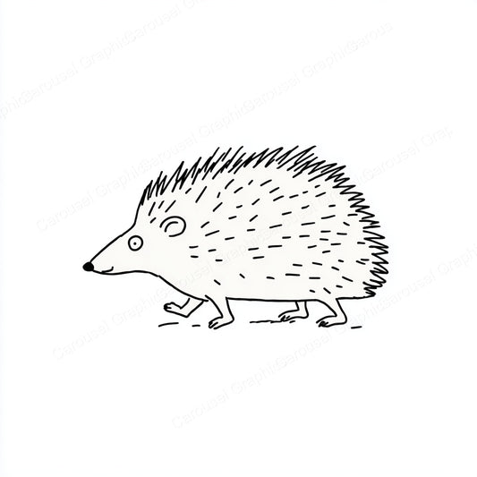 Porcupine Vector Graphic preview