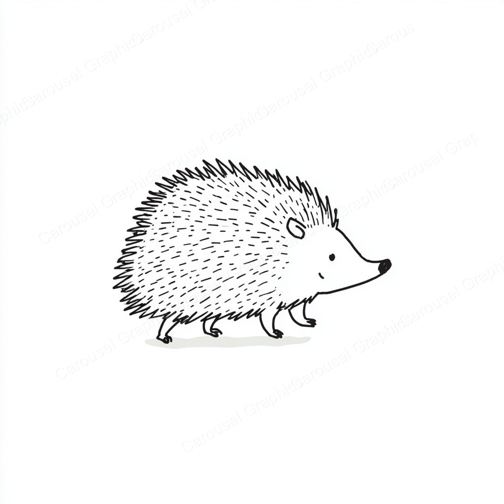 Porcupine Vector Graphic preview